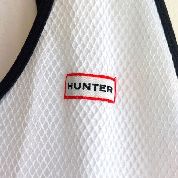Hunter for Target White Mesh Racerback Tank Top Drawstring Waist Size Small - Picture 2 of 5